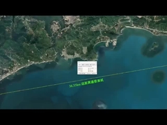 Teste de comunicação sem fio de longa distância de 36 km