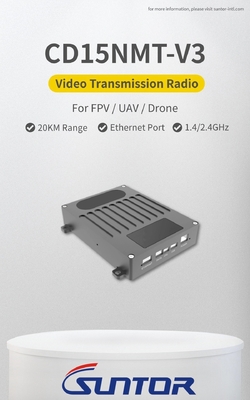 CD15NMT-V3 2.4GHz 15-20KM UAV Data Link VTX Leve para Drone