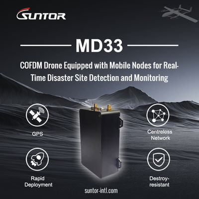 transmissor video da longa distância de 30Mbps 2.4G 30km para o UAV