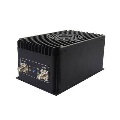 Transmissor COFDM CD100Pro personalizável com 1 porta serial TTL, 1 RS232, 1 S.BUS e 2 portas de vídeo ETH/SDI/HDMI para versatilidade